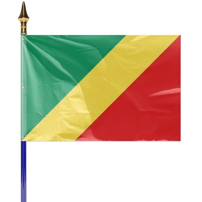 DRAPEAU CONGO BRAZAVILLE