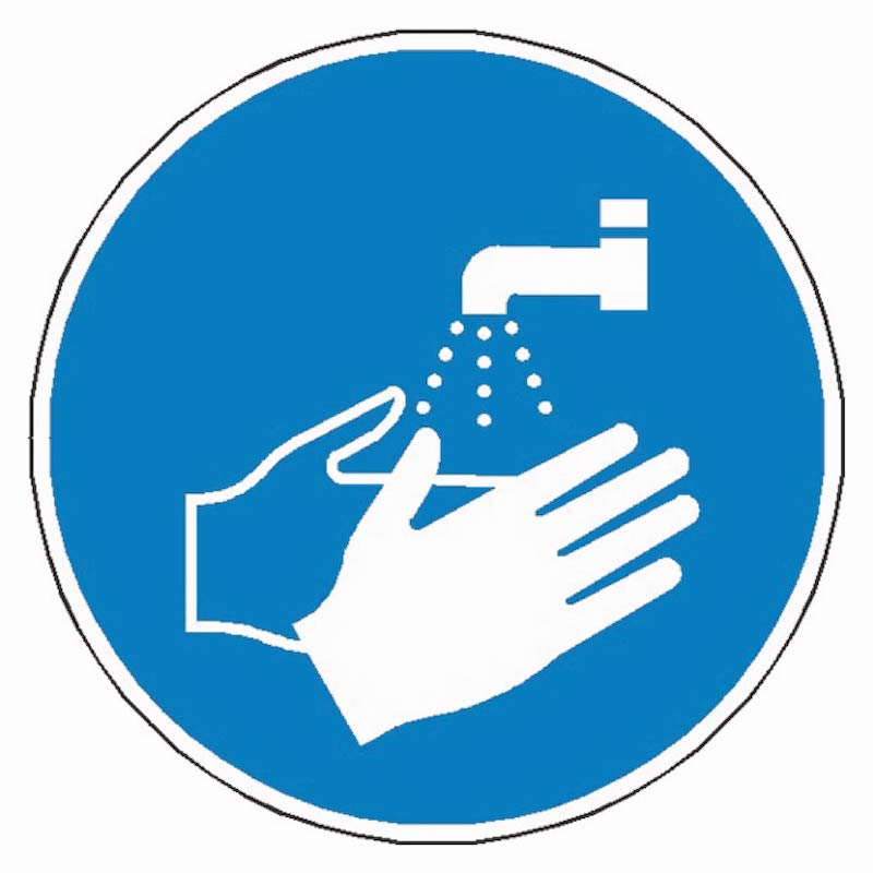 Signaletique lavage des mains obligatoire - M011
