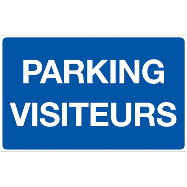 Signalétique parking visiteurs