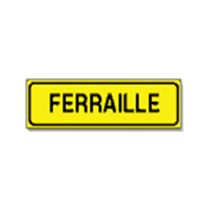 Recyclage texte Ferraille