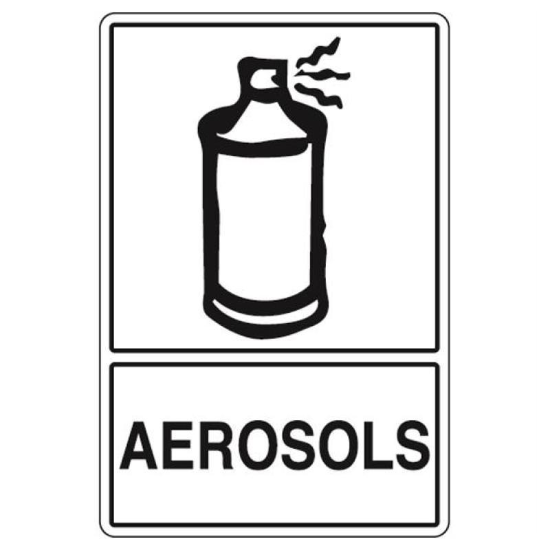 Signalisation de tri Aérosols