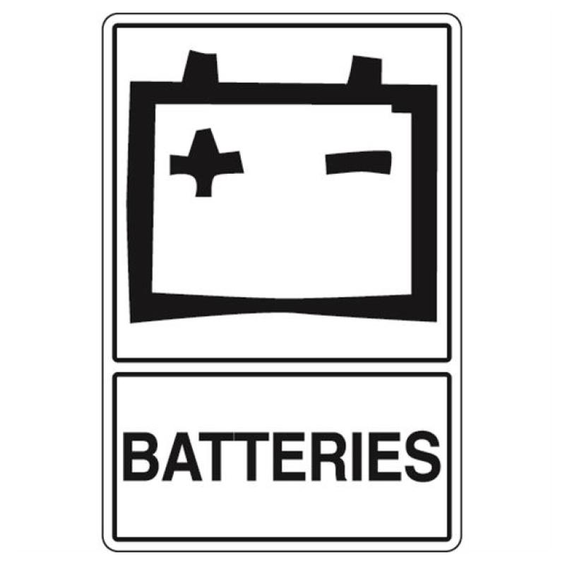 Signalisation de tri Batteries