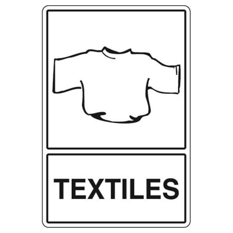Signalisation de tri Textiles
