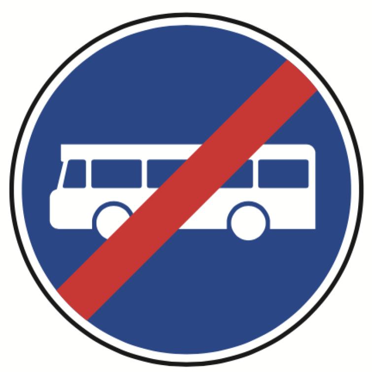 B45a "Fin obligation voie bus"