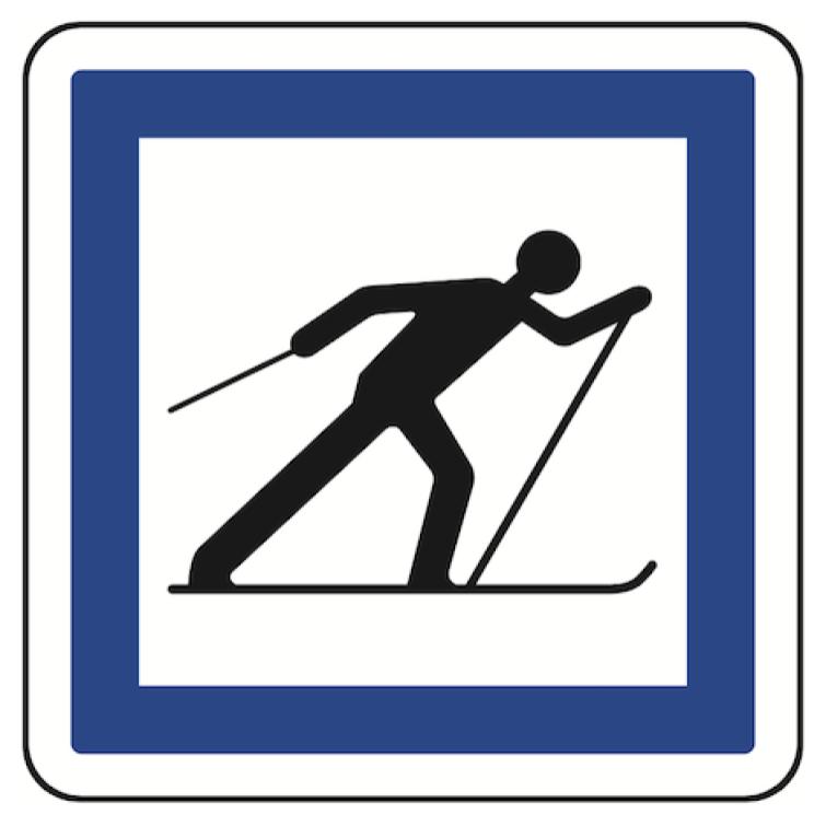 CE6b "Point de départ d'une circuit de ski de fond"