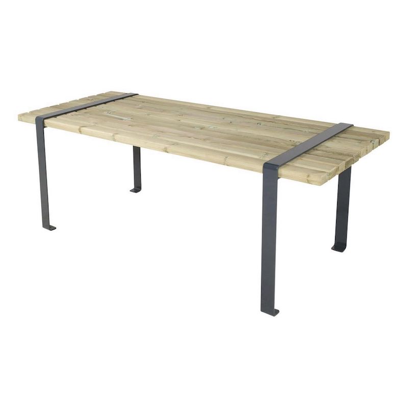 Table en bois et métal lycos