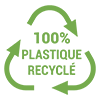 Label plastique recyclé